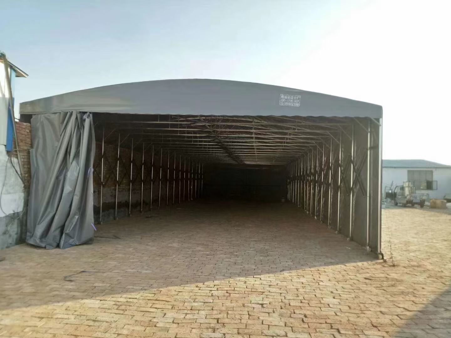 福州罗源 仓储物流蓬 室内透明防尘帐篷 活动推拉蓬