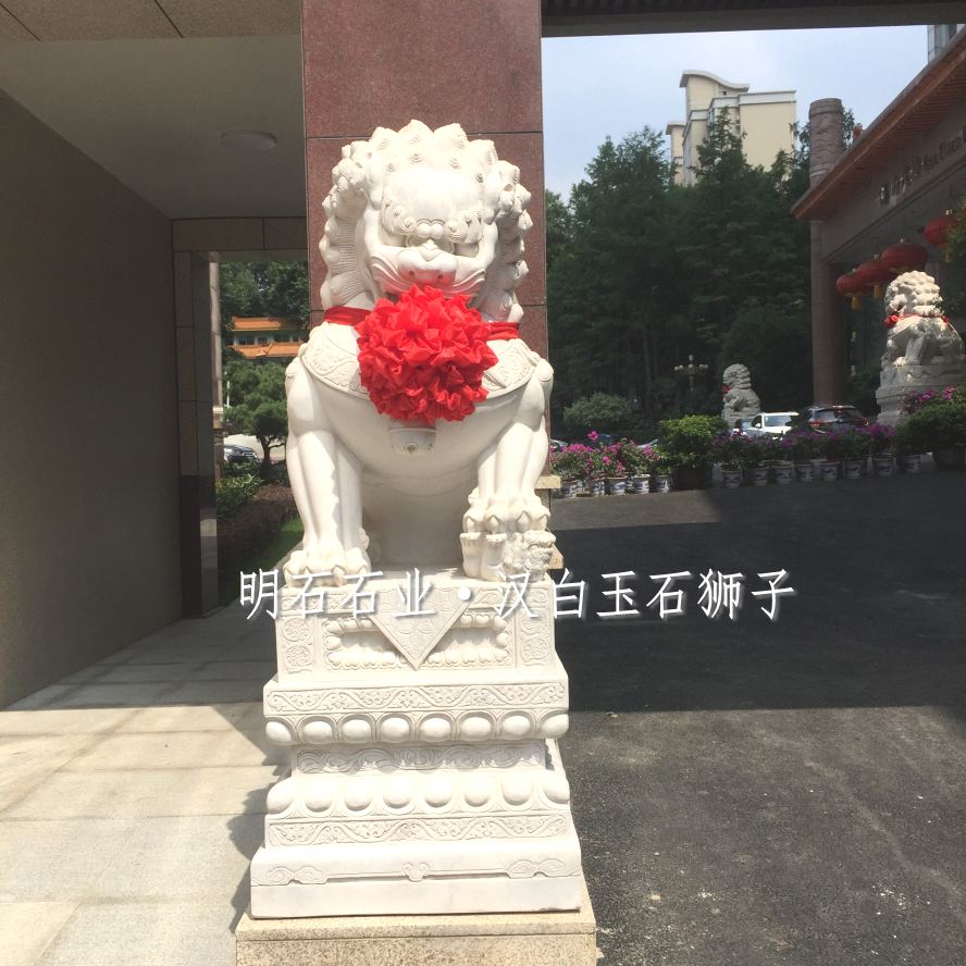 湘潭汉白玉石狮子公司