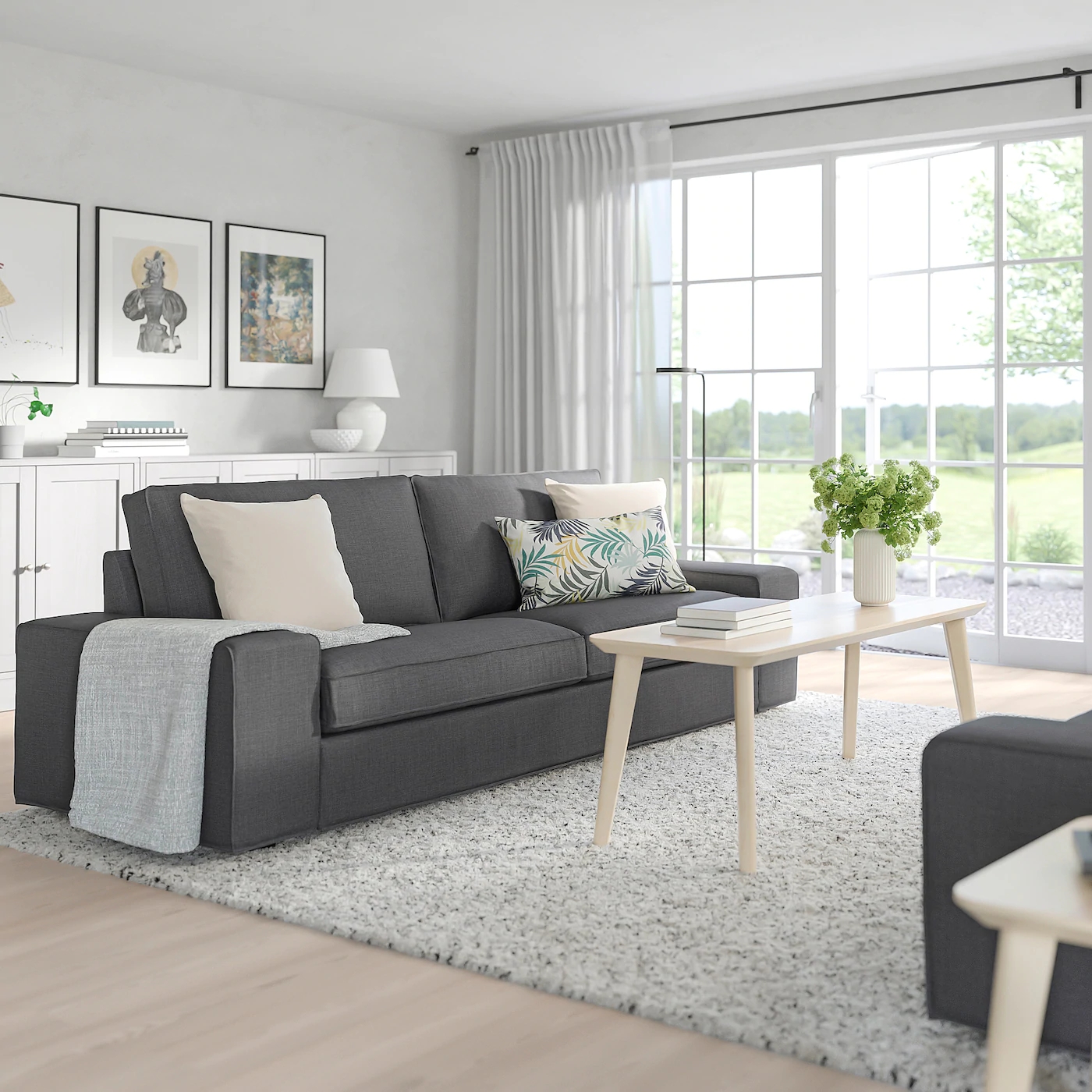 豪势现代布艺沙发简约北欧大小户型客厅整装科技布沙发家具组合