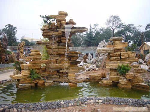 随州庭院园林石设计-武汉园林假山石厂家