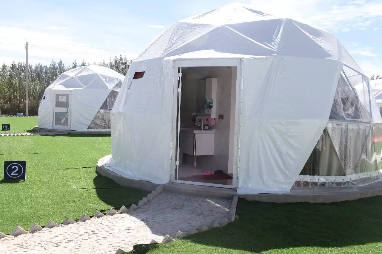 内蒙古工程酒店帐篷、实力星空酒店帐篷
