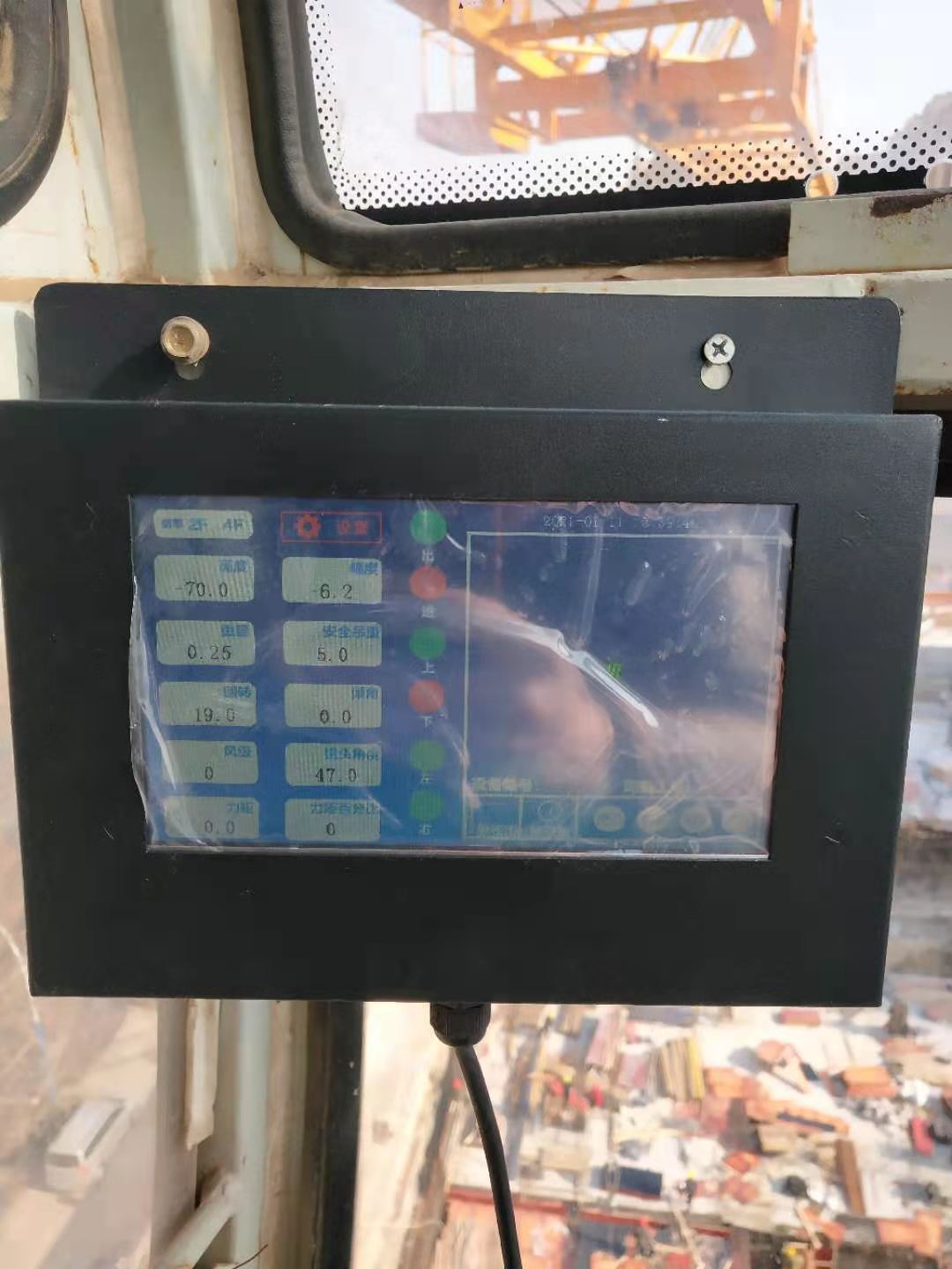 大屏显示 上海塔机可视化监测