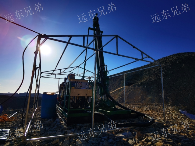 西藏便携式岩心钻机施工 和谐共赢 贵州远东兄弟钻探供应