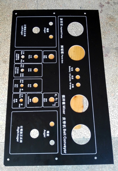 激光刻字面板 开关面板 舟山激光刻字打标加工厂