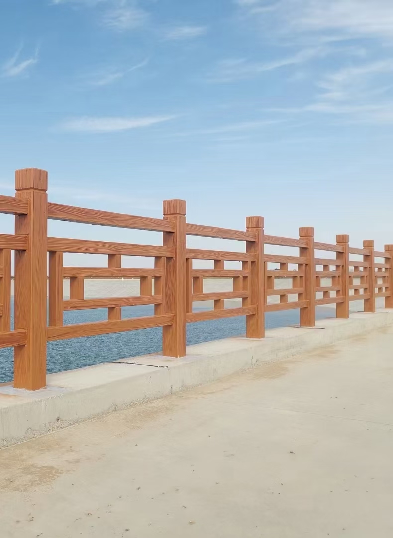 江西景观仿木护栏制作施工 仿木栏杆 经久耐用