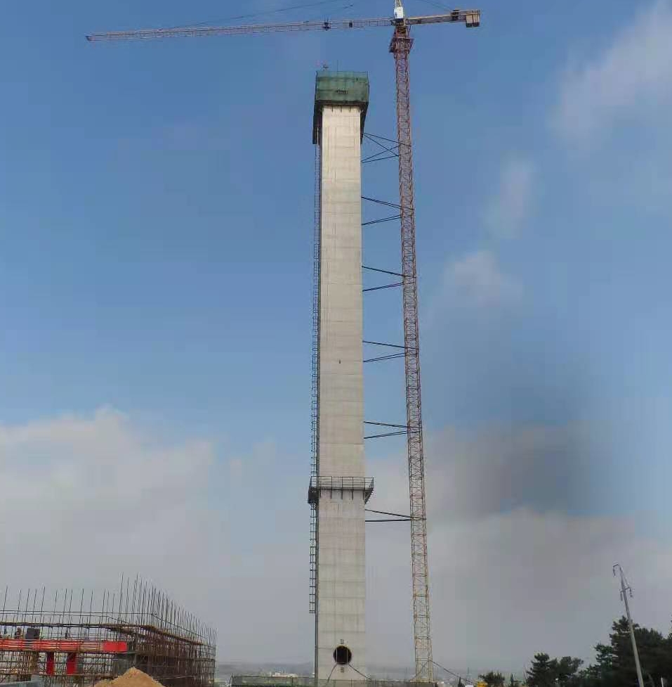 80米水泥烟囱新建施工 水塔防腐加固 外壁美观