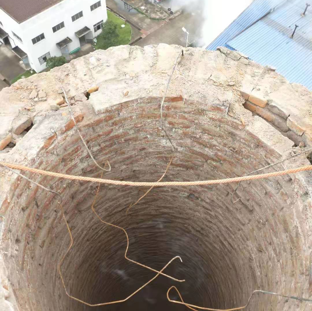 黑龙江烟囱拆除施工方案
