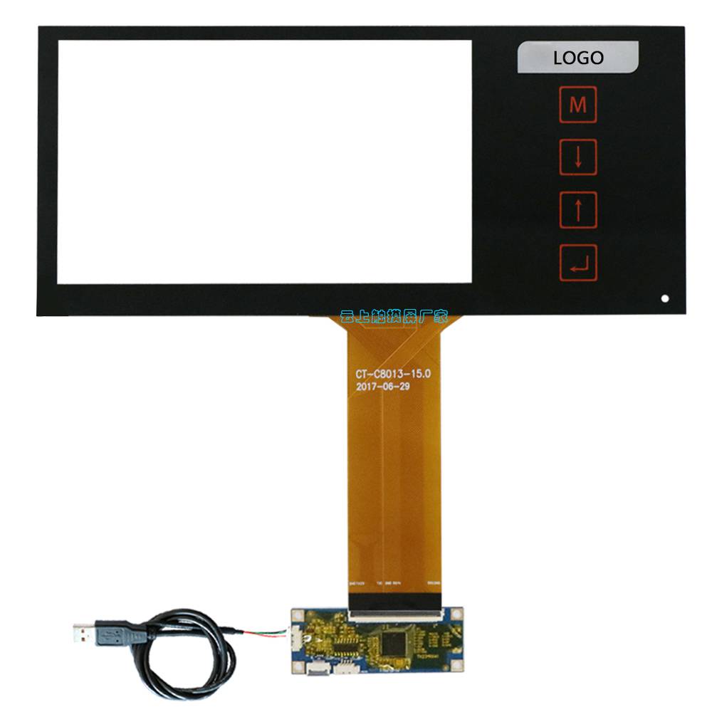 电容屏 广东触摸屏厂家共模制造 监视器显示面板 7寸触控屏