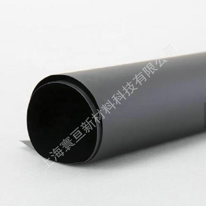 TPU黑色单面雾面磨砂面料 单面光亮服装风雨衣薄膜0.2mm