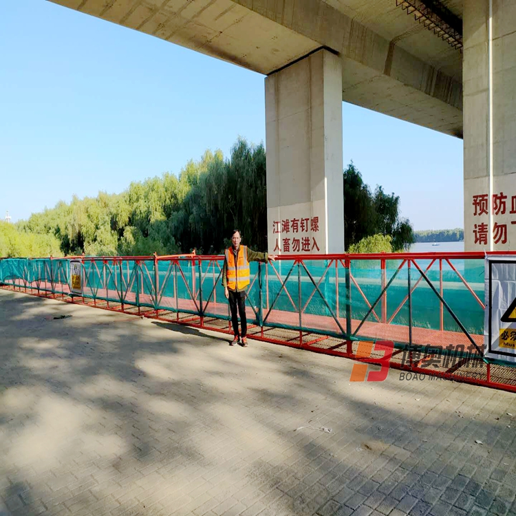 青岛桥梁施工吊篮视频