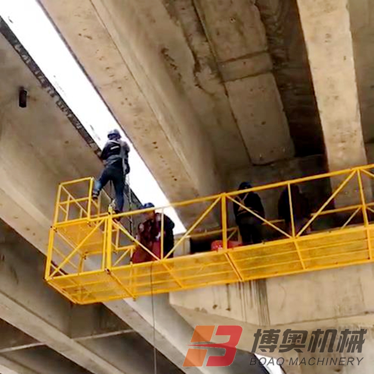 上海桥梁施工吊篮图片 简易桥梁检测车