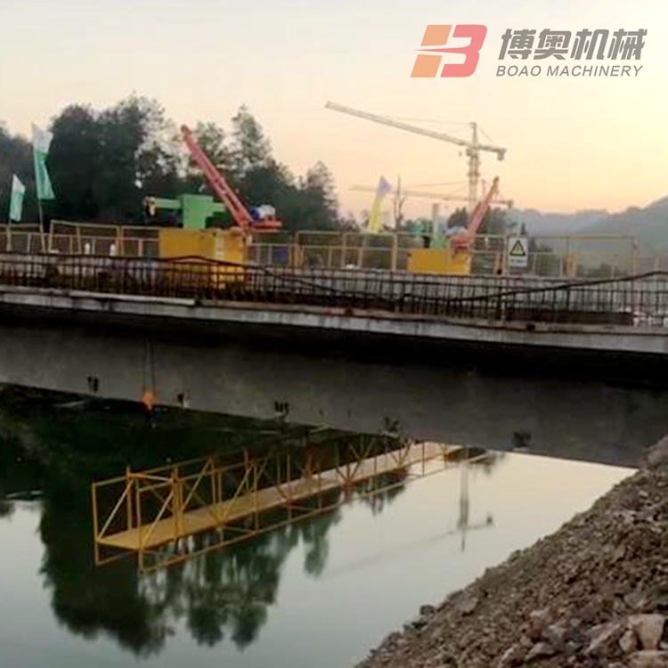宁波附近的桥梁施工吊篮