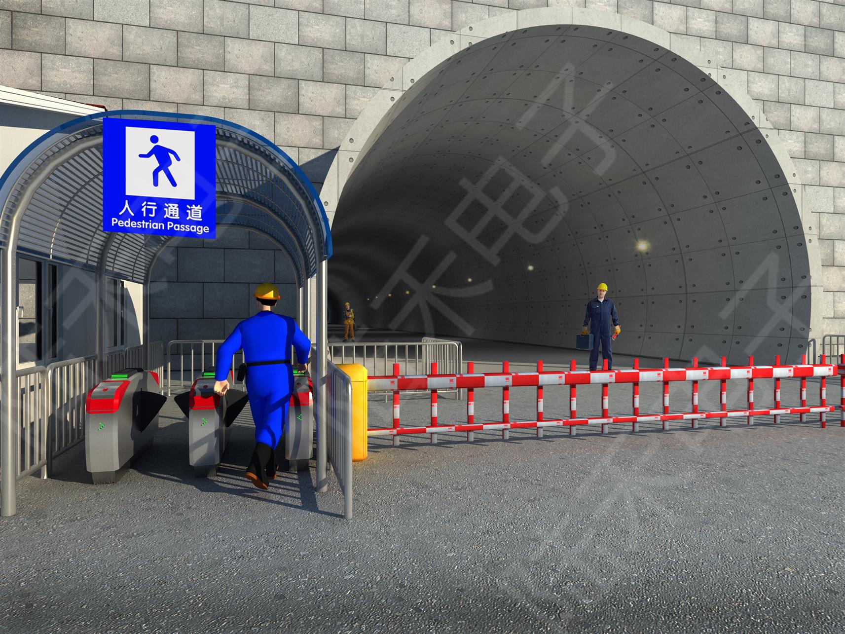 隧道信息化系统 基于uwb技术 甘肃信息化隧道车辆门禁