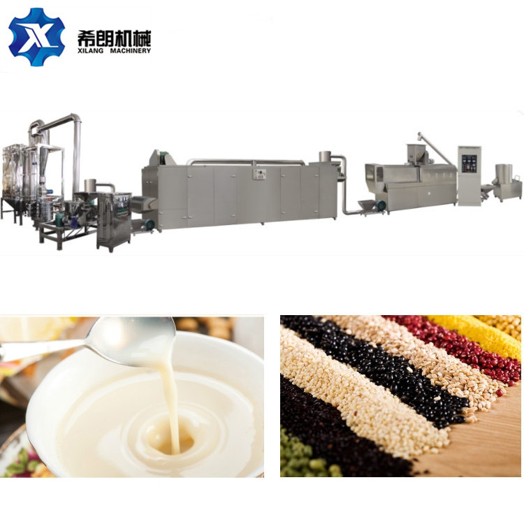 山东膨化机生产厂家养生小米糊生产设备 小米糊生产机械