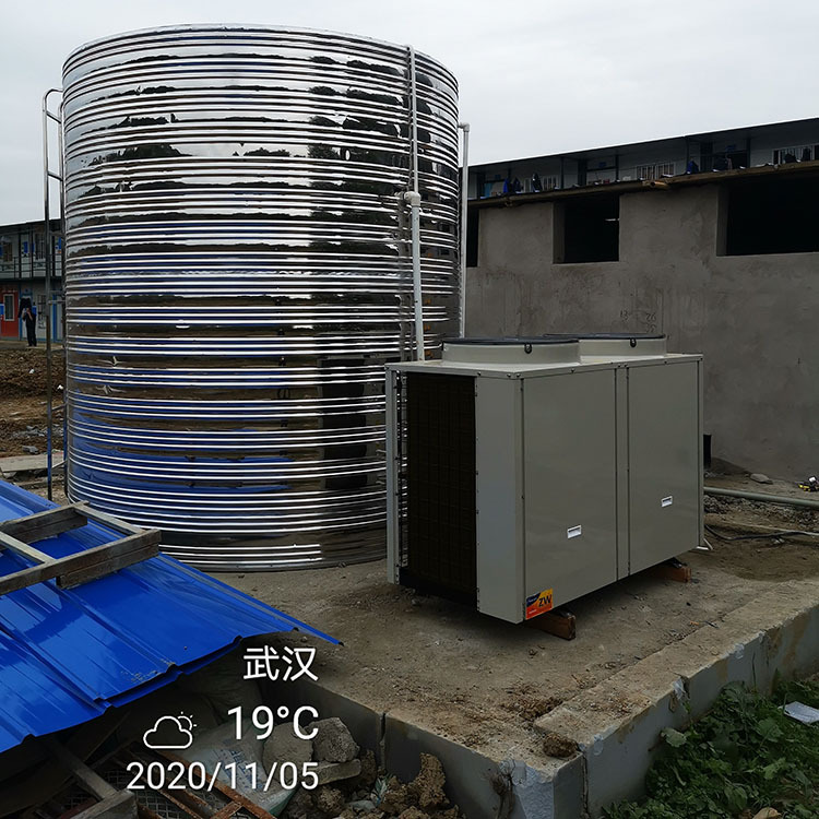 建筑工地10P10吨空气能热泵热水器一体机厂家批发