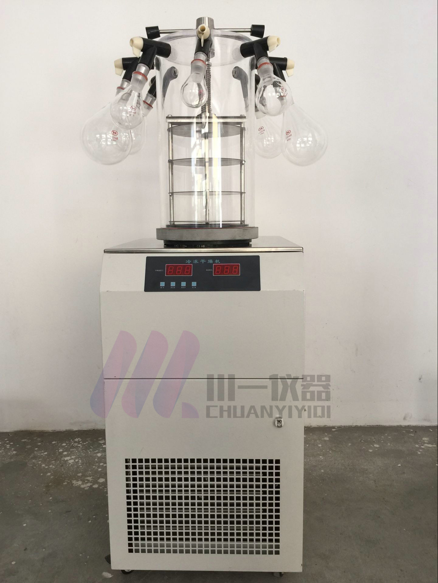实验型真空冻干机 食品冷冻干燥机 FD-1E-80 实验室小型低温冻干机