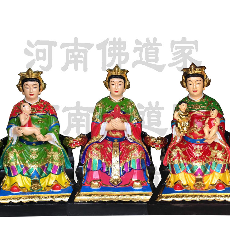 三霄娘娘佛像 送子奶奶佛像 厂家直销