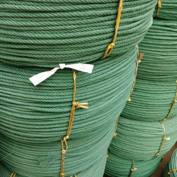 供应安全网包边用包边绳绿丝绳塑料绳生产批发