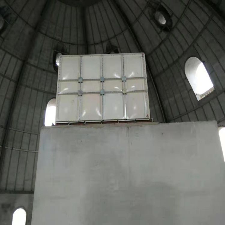 定制拼装式水箱玻璃钢屋顶用临建水箱