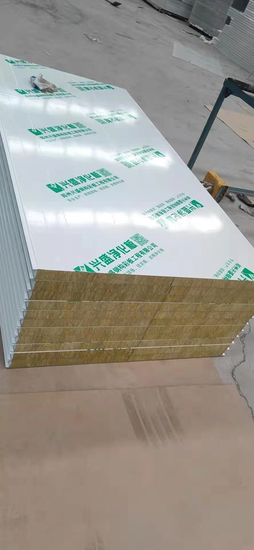 生产各类芯材手工岩棉洁净板 货源充足品质保证