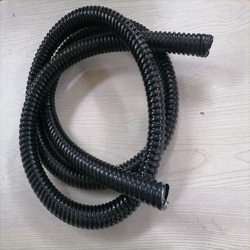 徐州市厂家供应包塑不锈钢金属软管 16规格包胶皮蛇形管