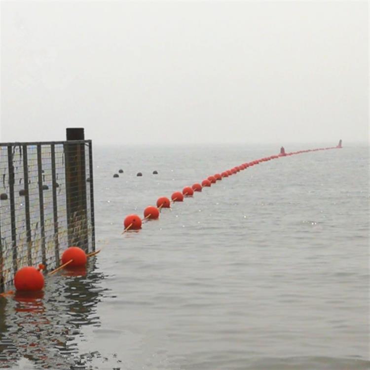 滚塑浮球定制 海上隔离拦载球形浮标
