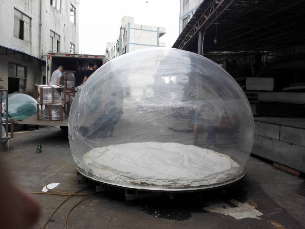深圳厂家定制各种透明半球罩 亚克力透明整球 批量直销炫彩亚克力球罩 儿童乐园彩色星空亚克力圆球