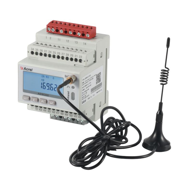 安科瑞ADW300/LRTL无线计量仪表 用电检测集抄 分项电能计量