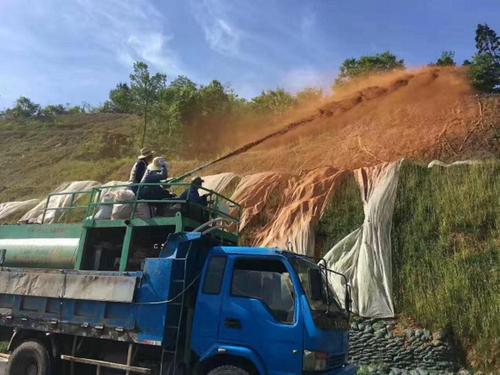 西安客土喷播植草公路喷播植草道路边坡