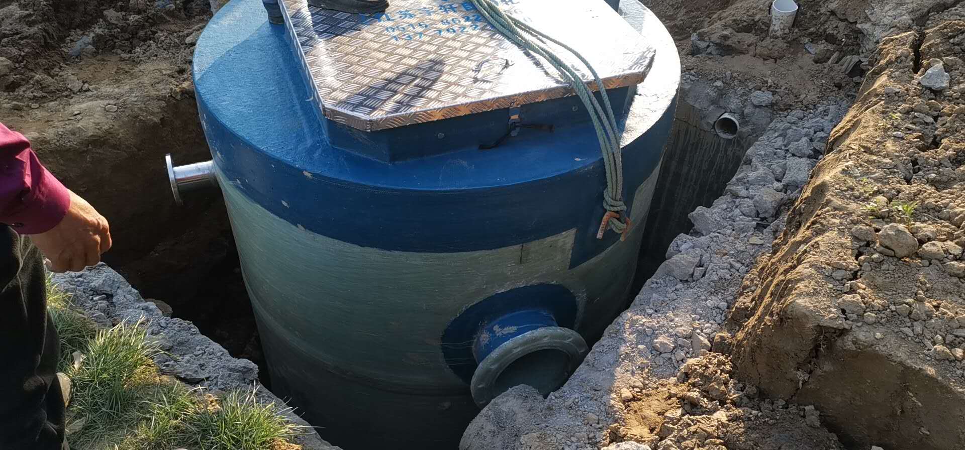 阜新全新第四代一體化污水提升泵站驗收