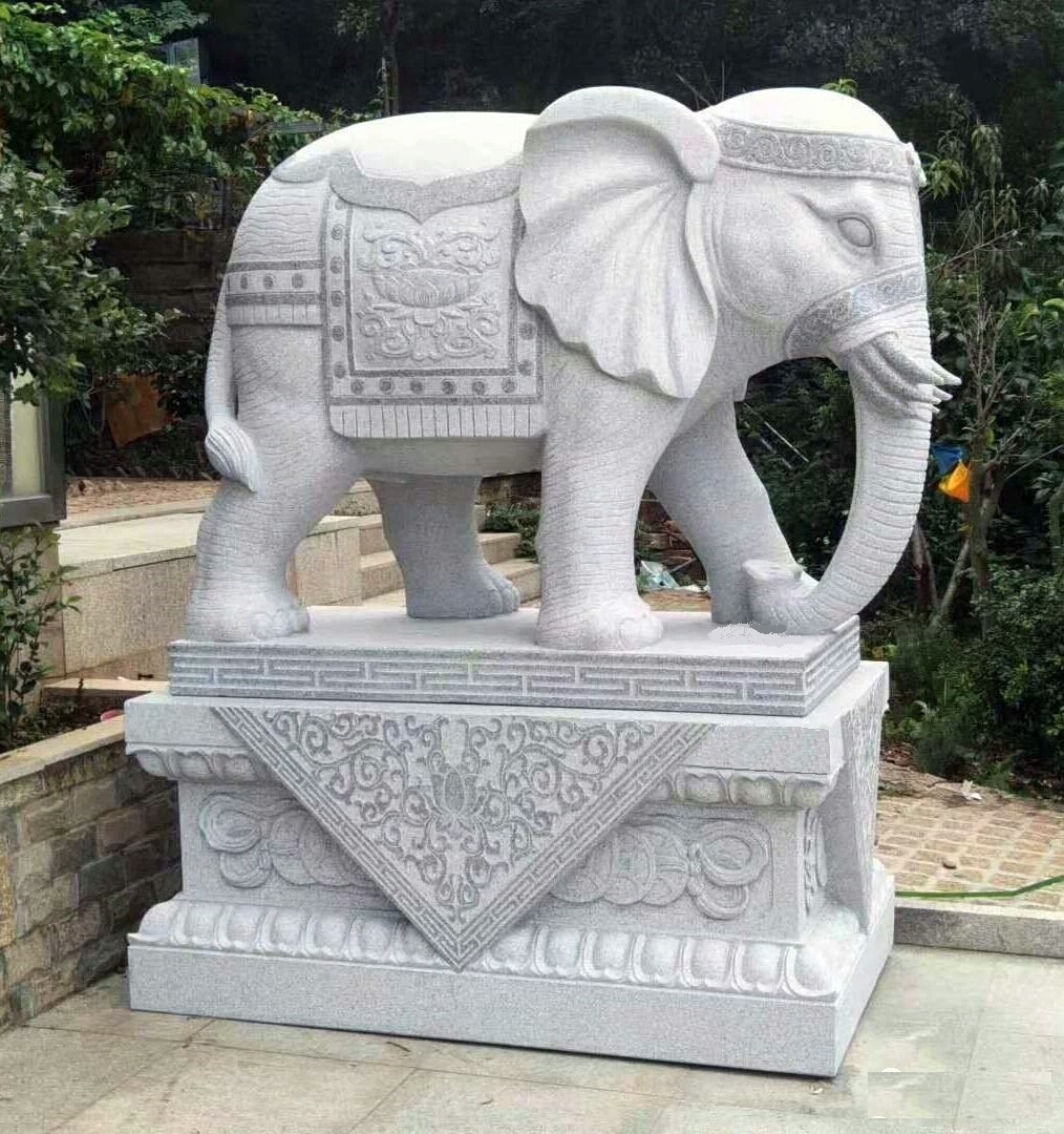 惠州晚霞红大象雕塑