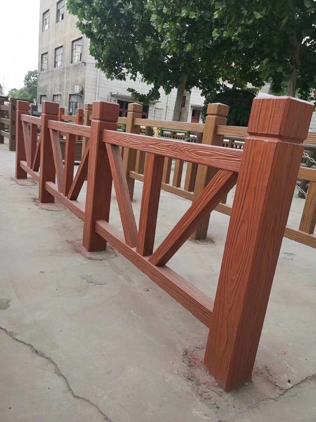 绍兴水泥仿木栏杆 1.8米国标水泥仿木栏杆 支持定制