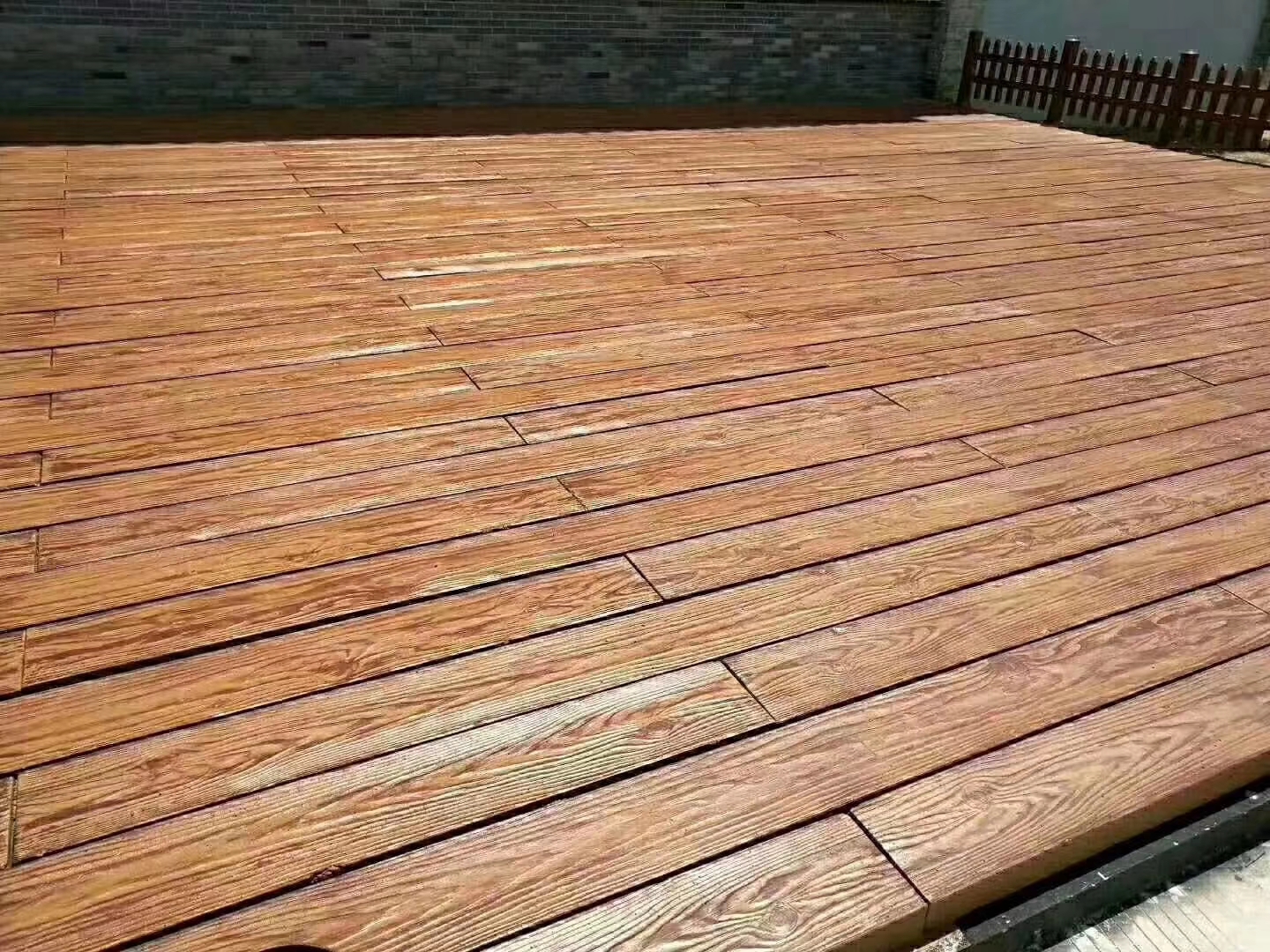 芜湖水泥铺板 水泥仿木纹铺板
