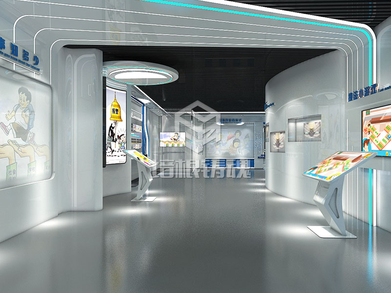 法治科普展厅-法治宣传展馆-多媒体法制教育基地设计的构成元素