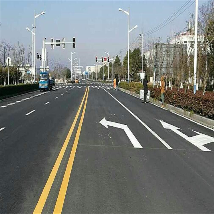 惠州惠城 地面交通标线 施工公司工业园道路划线