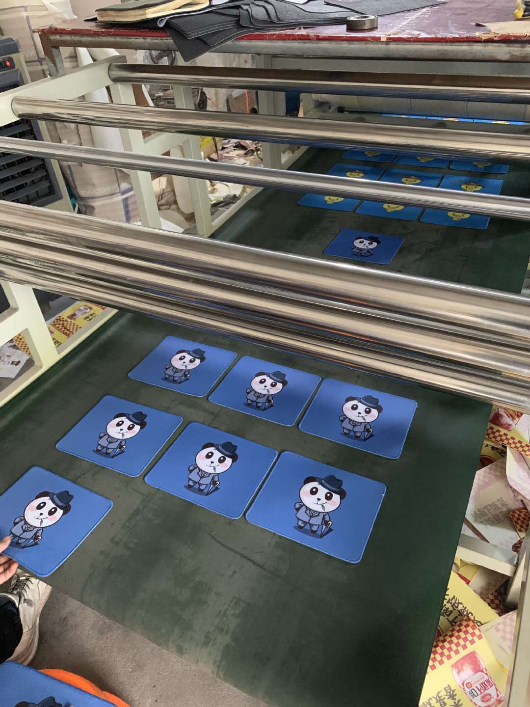 供应批发南京橡胶彩印创意广告鼠标垫定制 厂家直销电脑配件鼠标垫办公键盘垫