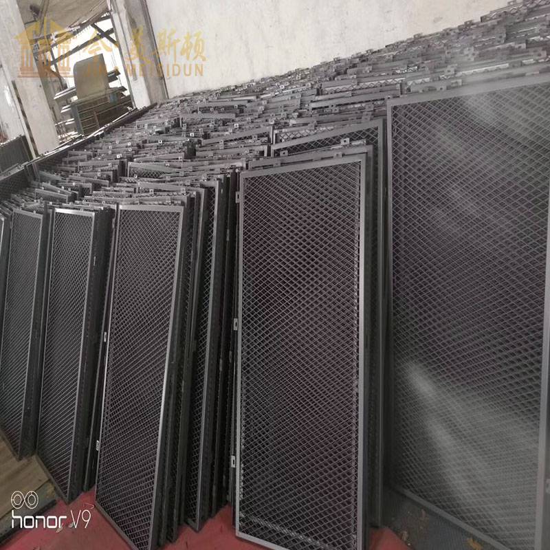 拉网铝板装饰供应场所 铝板拉伸网定制价格 各种规格铝拉网板成型