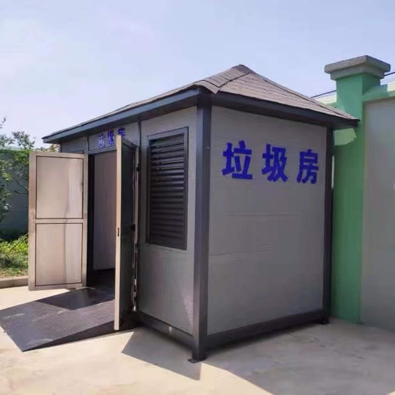 武汉新洲阳逻垃圾屋分类垃圾房-智能垃圾分类房厂家定做