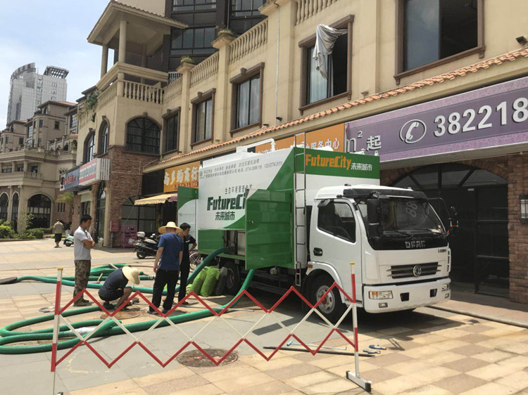 深圳市不锈钢吸污车 粪污分离式压干处理