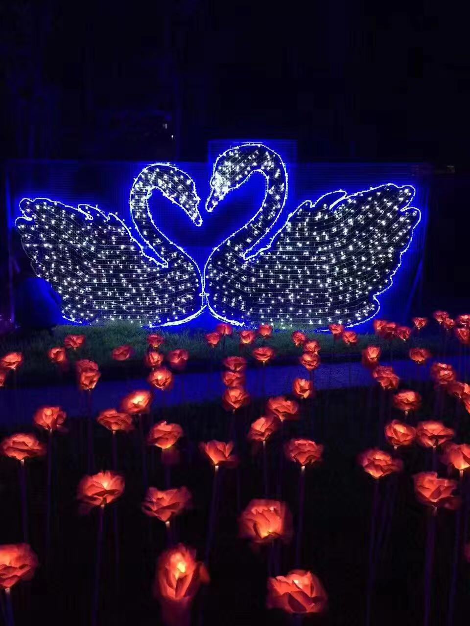潮州游乐园灯光展设计 上海景区璀璨灯光展