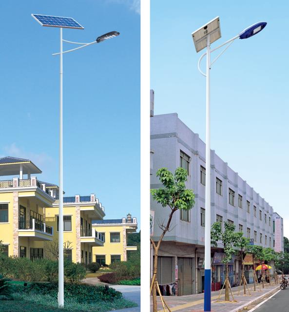 乐山节能太阳能路灯设计 7米太阳能路灯