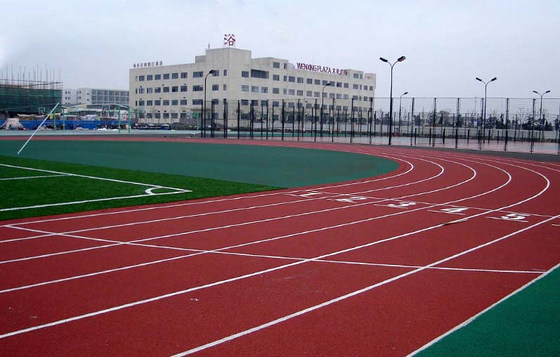 校园操场塑胶跑道施工、体育球场施工、深圳市运动跑道球场工程