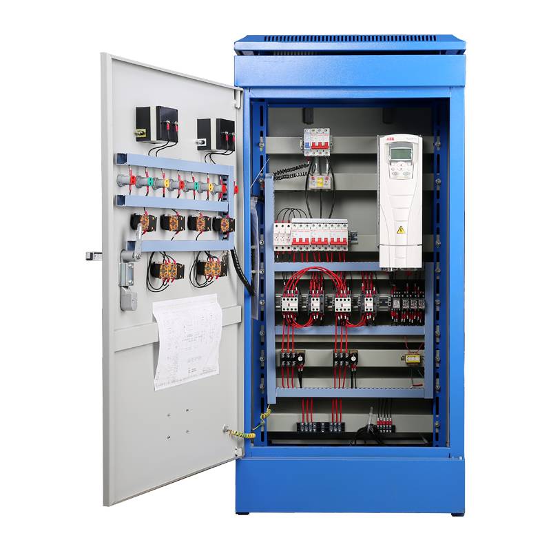 供应新疆厂家定制 5.5KW变频恒压供水控制柜水泵变频柜ABB变频一控二