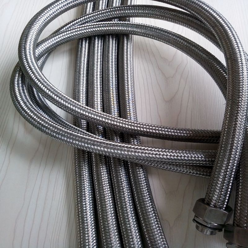 婁底售器材配件穿線管 G1/2”防爆不銹鋼編織穿線軟管SSEX-13