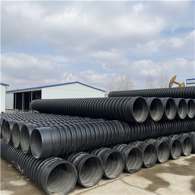 克拉管可定制厂家直供HDPE波纹管排污排水电力热态缠绕管