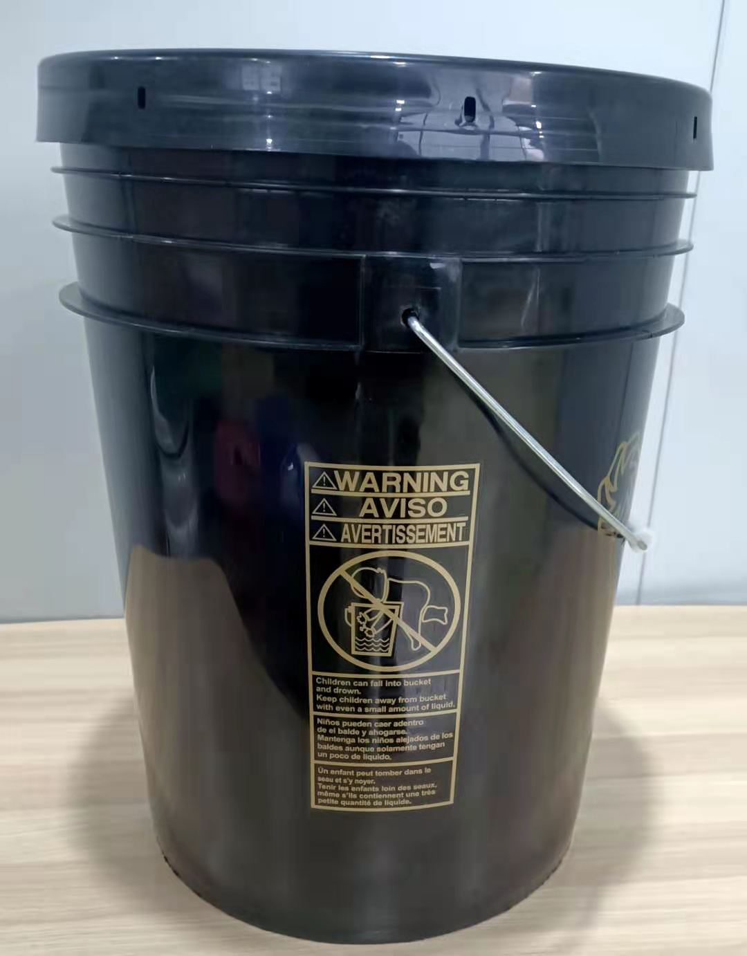 常州阳明塑料黑色避光油墨桶，防冻液齿轮油包装桶