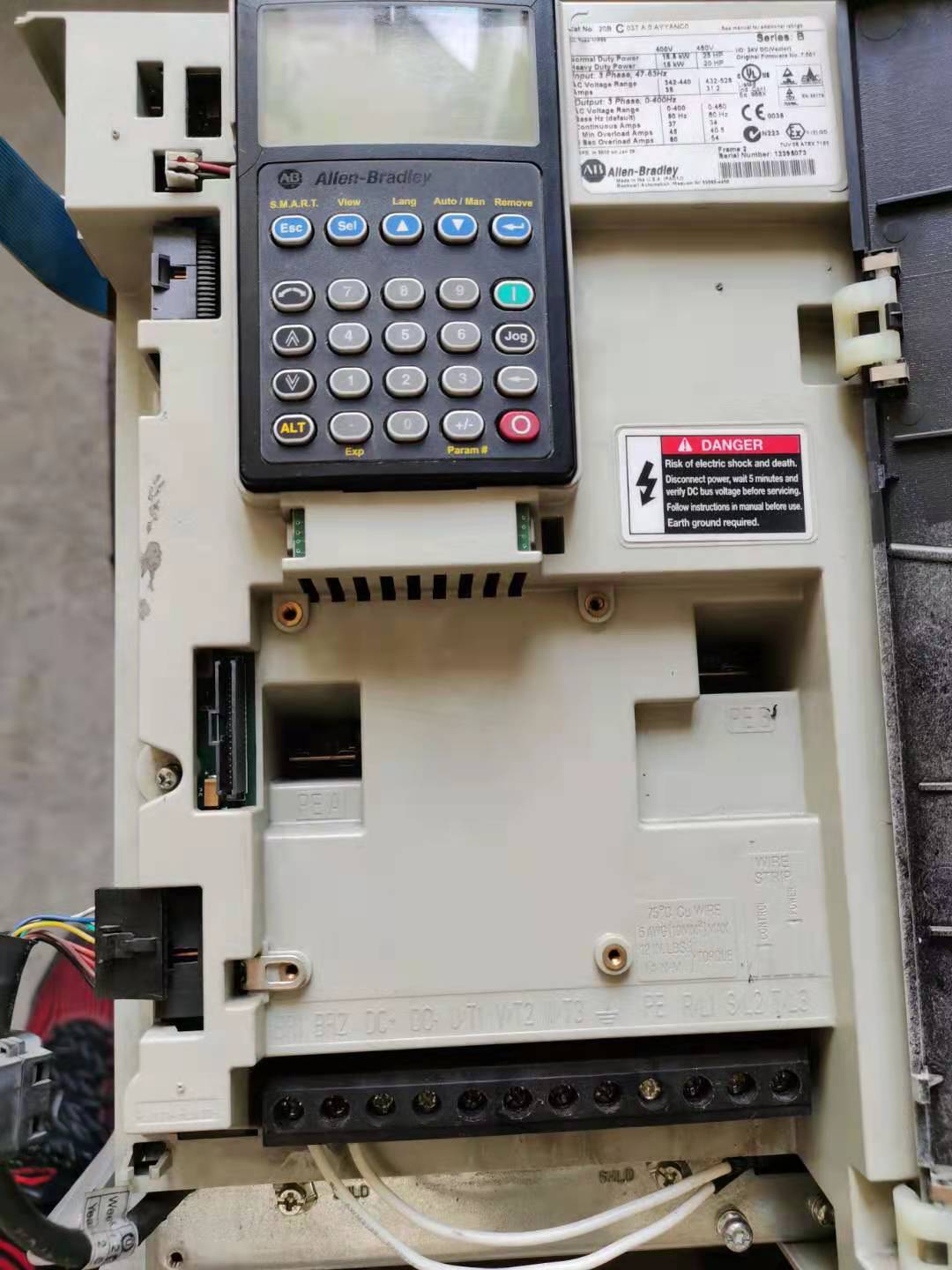 报警F58 嘉兴专业罗克韦尔PowerFlex525系列变频器维修 ab变频器故障维修