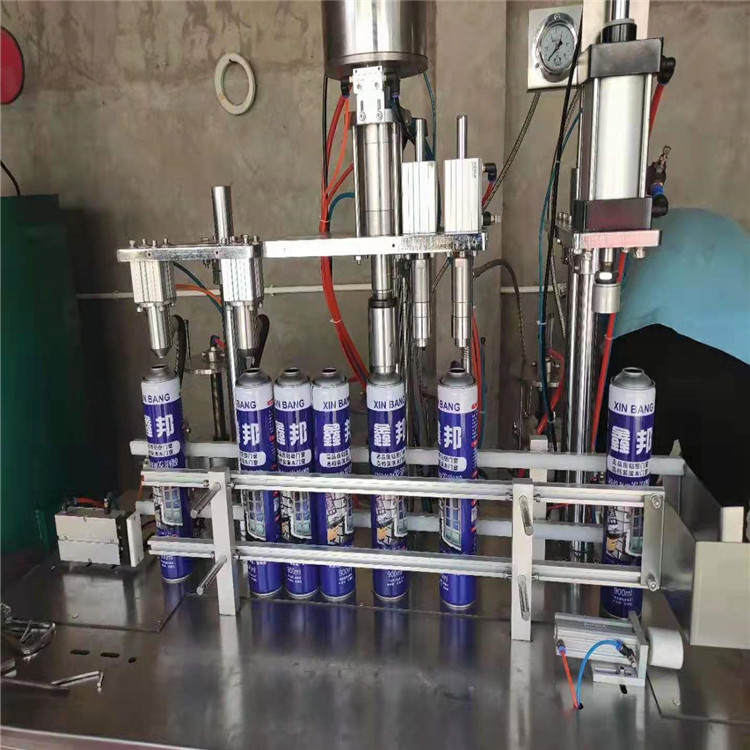 山东临沂供应全自动8合1发泡胶生产灌装机器设备