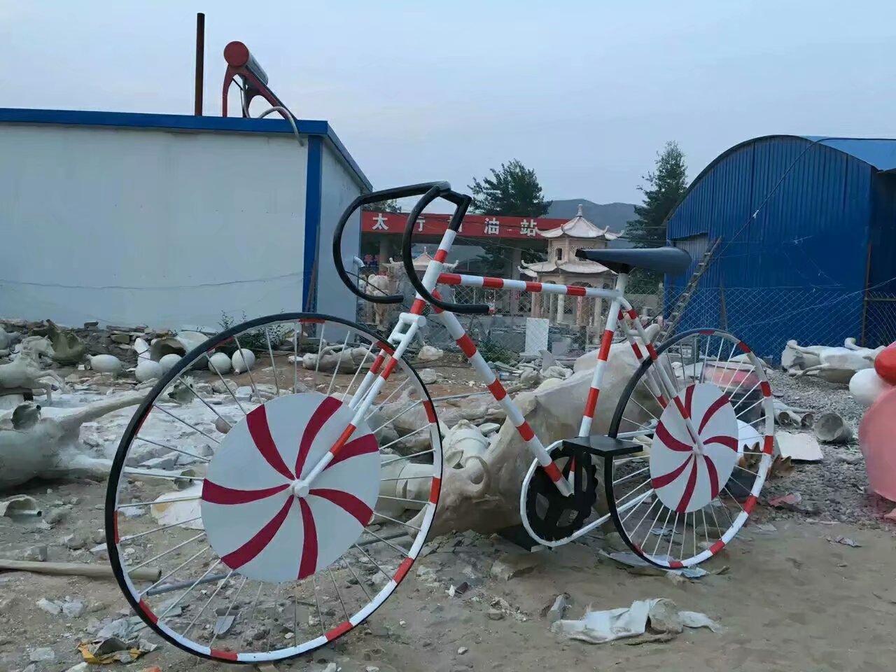大型自行车雕塑厂家-户外自行车雕塑厂家-城区自行车雕塑
