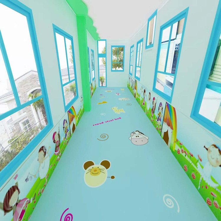幼儿园地板革颜色